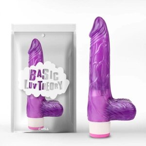 Вібратор реалістичний фіолетового кольору Chisa Luv Pleaser Talla