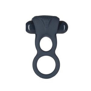 Подвійне ерекційне кільце Lux Active Triad-Vibrating Dual Cock Ring з вібропулею і пультом ДУ Talla