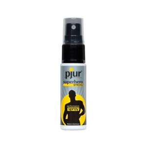 Пролонгуючий спрей для чоловіків pjur Superhero Strong Spray 20 ml знижує чутливість Talla