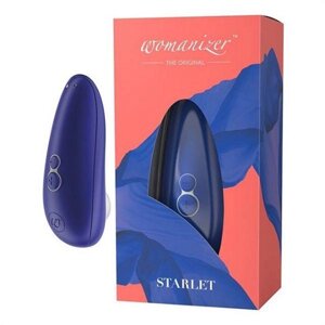 Вакуумний стимулятор клітора Womanizer (Вуманайзер) Starlet 2 sapphire синій Talla