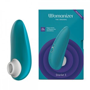 Вакуумний вібратор для клітора Womanizer Starlet 3 колір індиго Talla