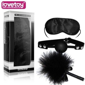 Набір для БДСМ-ігор Lovetoy чорний IXI40370 Talla