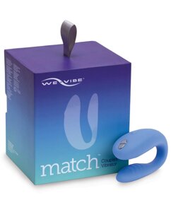 Вібратор для пар з пультом ДУ блакитний We-Vibe Match Talla