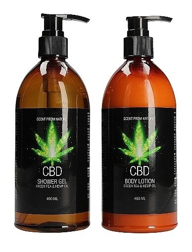 Подарунковий набір для ванни і душу унісекс CBD Luxe Care GREEN TEA & HEMP OIL Talla від компанії TALLA - фото 1