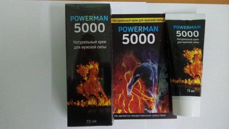 POWERMAN-5000-Крем для збільшення довжини і об'єму пеніса (Павермен) Talla від компанії TALLA - фото 1