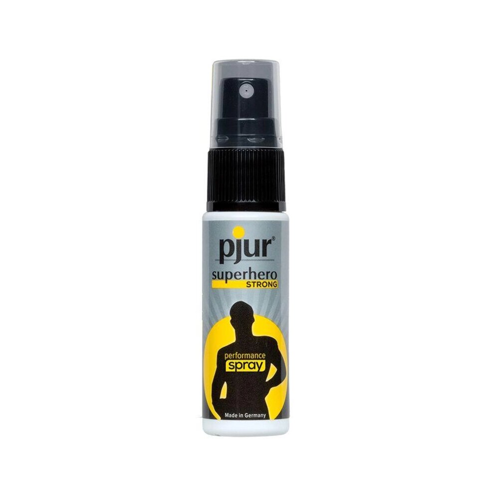 Пролонгуючий спрей для чоловіків pjur Superhero Strong Spray 20 ml знижує чутливість Talla від компанії TALLA - фото 1