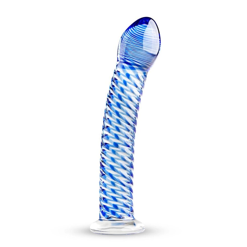 Скляний фалос ребристий Gildo Glass Dildo No. 5 Talla від компанії TALLA - фото 1