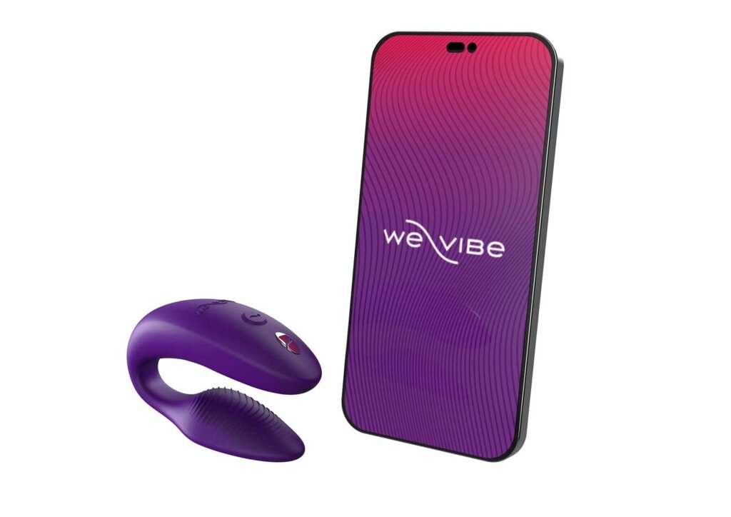 Смарт вібратор для пар для клітора пеніса та точки G We-Vibe SYNC 2 фіолетовий Talla від компанії TALLA - фото 1