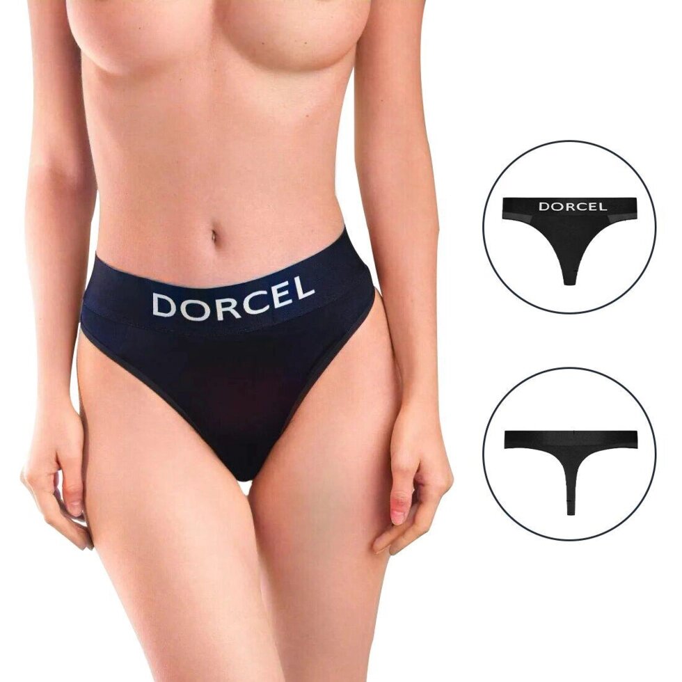 Трусики с карманом для вибратора Dorcel PANTY LOVER L Talla від компанії TALLA - фото 1