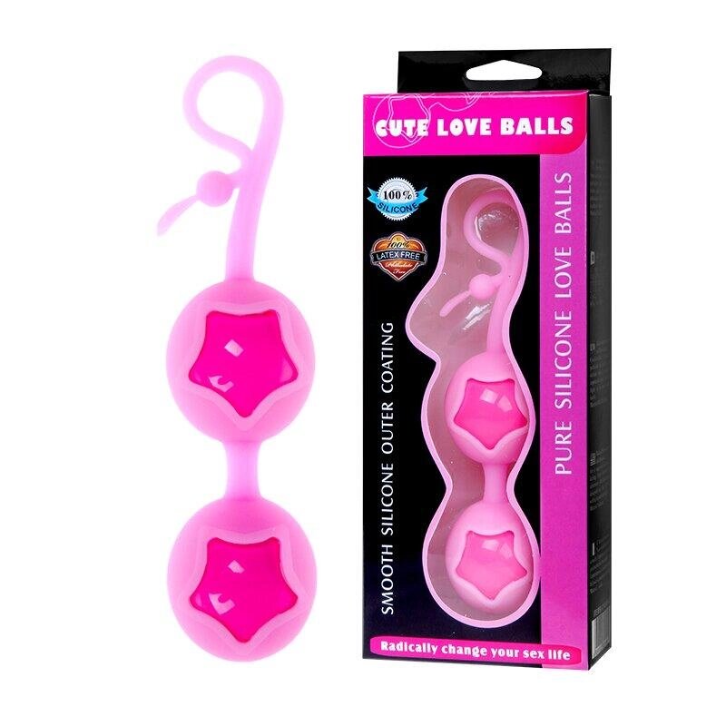 Вагінальні кульки Cute Love Balls BI-014049-4-0603S Talla від компанії TALLA - фото 1