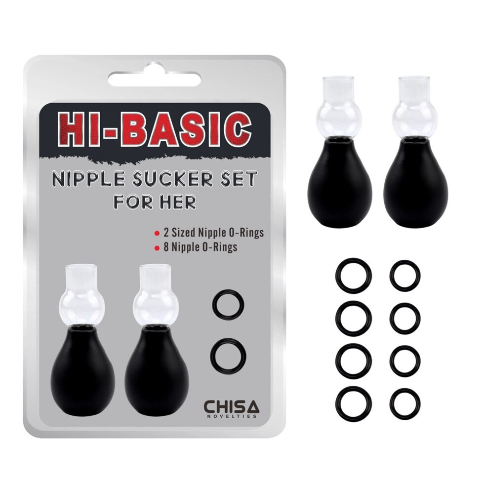 Вакуумні масажери для сосків CHISA HI-BASIC-Nipple Sucker Set Talla від компанії TALLA - фото 1