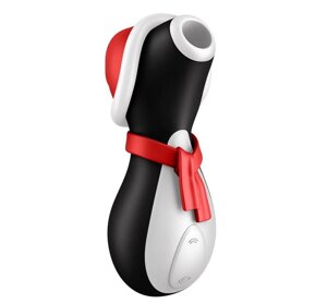 Вакуумний вібратор для клітора Satisfyer Penguin Holiday Edition Новорічний Talla