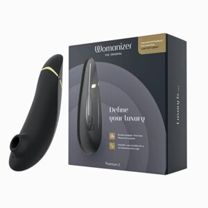 Вакуумний кліторальний масажер Womanizer Premium 2 чорний Talla