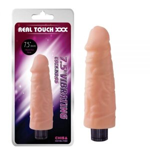 Вібратор реалістичний із кібершкіри тілесного кольору Chisa Cock 6 Talla