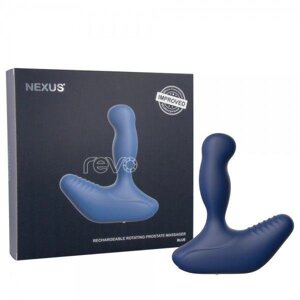 Вібро-масажер простати з обертанням Nexus Revo New Blue Talla