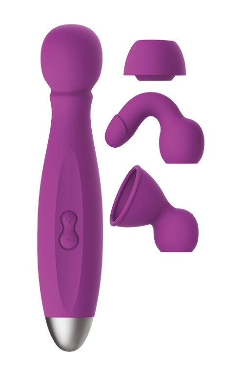 Вібромасажер мікрофон фіолетовий DREAM TOYS QUEENPIN Talla від компанії TALLA - фото 1