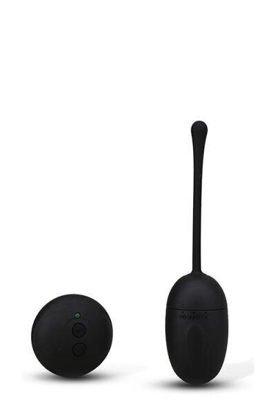 Віброяйце для вагінальної стимуляції на пульті ДУ чорне REMOTE CONTROL EGG Talla від компанії TALLA - фото 1