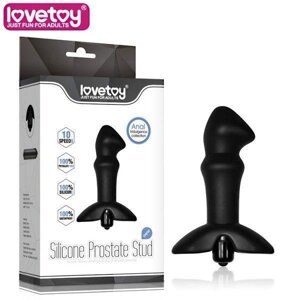 Водонепроникна силіконова анальна пробка чорна Lovetoy Talla