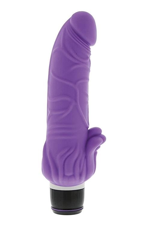 Водонепроникний вібромасажер фіолетовий PURRFECT SILICONE CLASSIC 7inch PURPLE Talla від компанії TALLA - фото 1