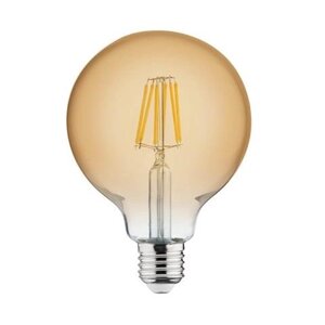 Лампа вінтажна світлодіодна "RUSTIC GLOBE-6" 6W Filament led 2200К E27