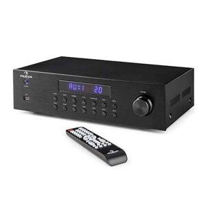 Стереопідсилювач Auna AV2-CD850BT 4-зонний 8x50ВтRMS USB BT