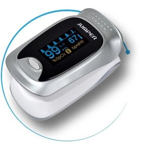 Пульсоксиметр пальчиковий OXIMO DJ-10S OLED-екран (MAS40484) D1-2025