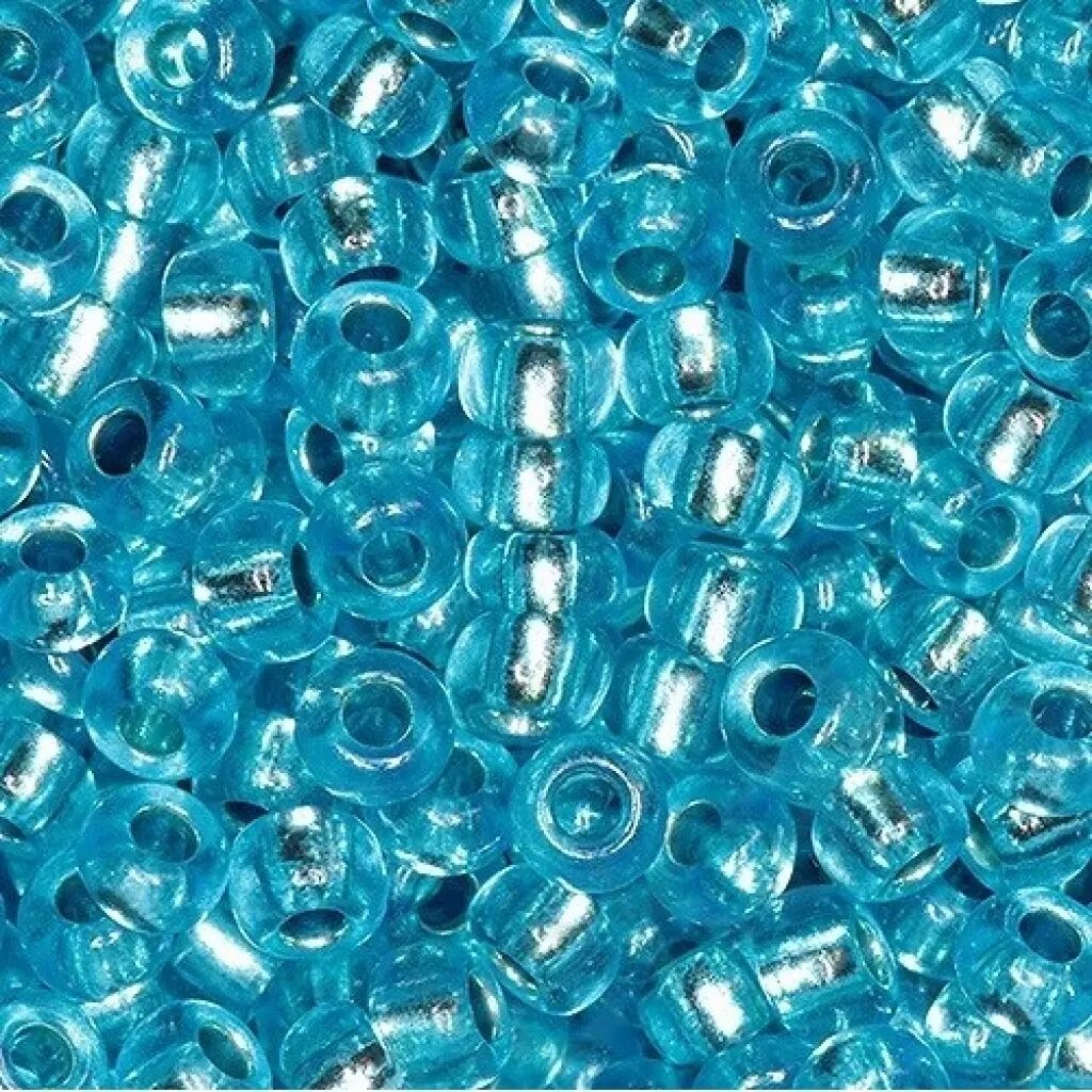 10 шт Бісер чехія Preciosa   67050 блакитний   в упаковці 10 грамів Код/Артикул 87 від компанії greencard - фото 1