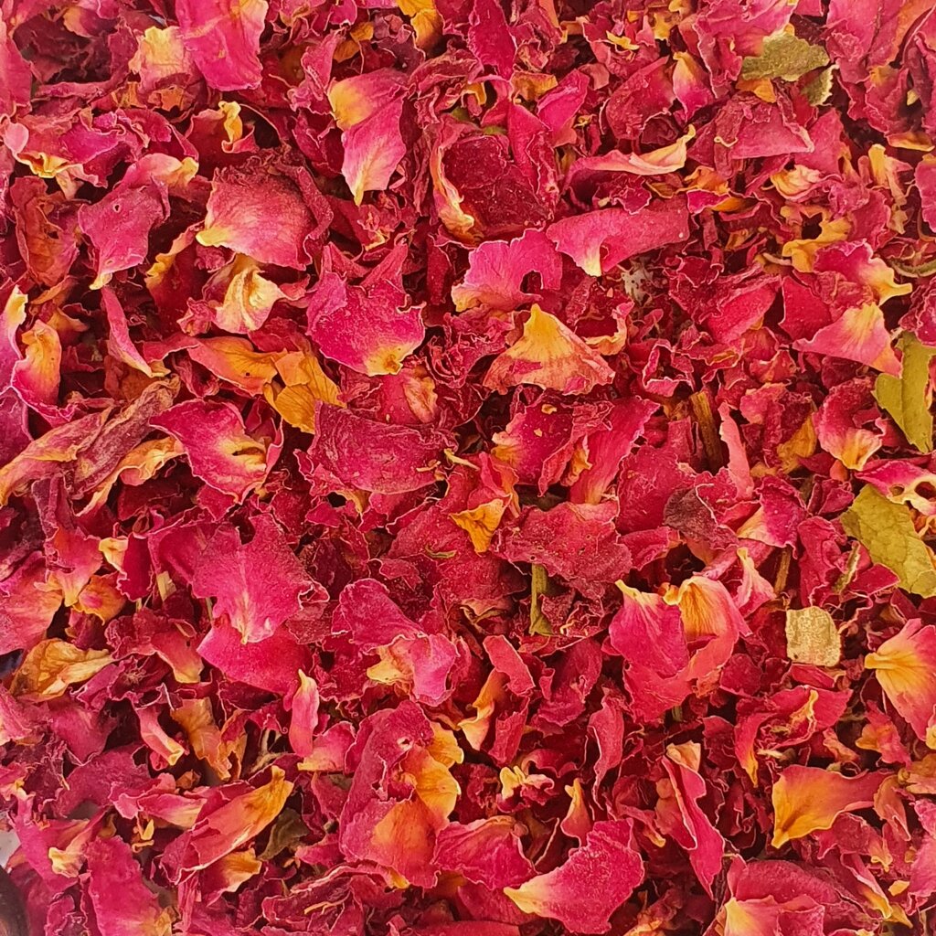 100 г кримська троянда пелюстки сушені (Свіжий урожай) лат. Rosa gallica від компанії greencard - фото 1