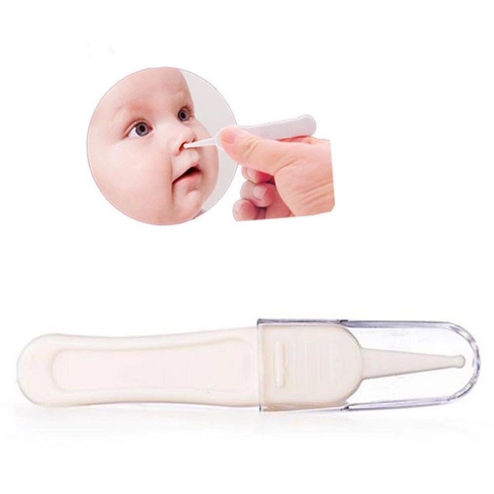 1шт спеціальний безпечний пінцет для чищення дитячих вух, носа та пупка від компанії greencard - фото 1