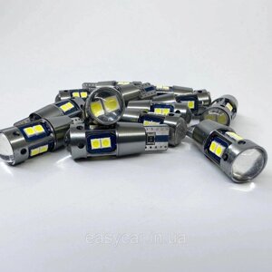 2 шт Лампи габаритів LED T10 W5W, підсвітка номера CAN/ОБМАНКА Код/Артикул 189
