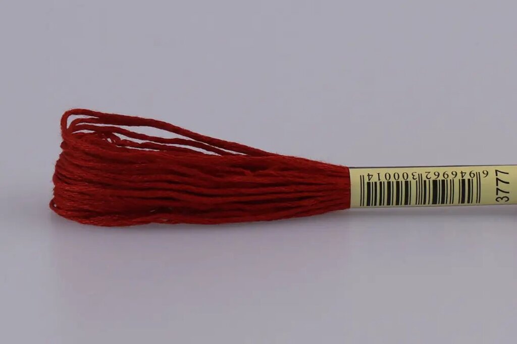 20 шт Нитка для вишивки муліне Airo бордовий колір Код/Артикул 87 від компанії greencard - фото 1