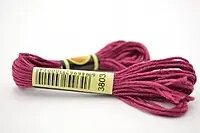 20 шт Нитка для вишивки муліне  СХС 3803 бордовий колір Код/Артикул 87 від компанії greencard - фото 1