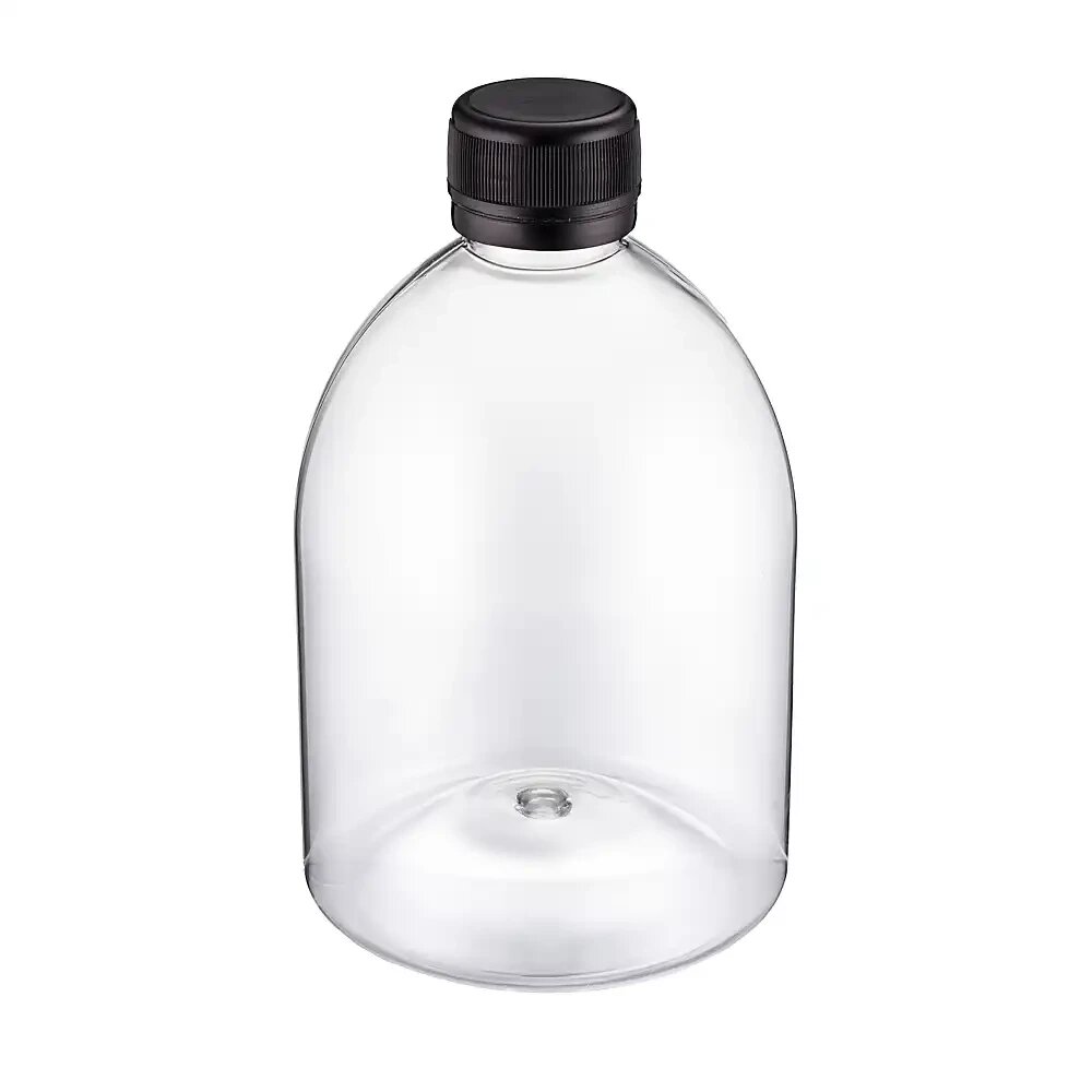 25 шт Пляшка ПЕТ ДІНА 460 мл прозора + Кришка алюмінієва або пластикова на вибір від компанії greencard - фото 1