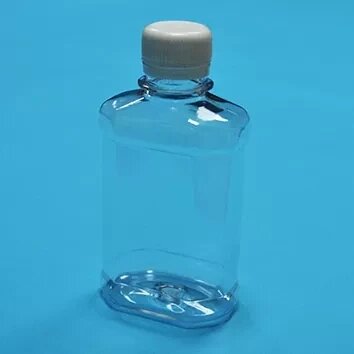26 шт 200 мл Пляшка ПЕТ прямокутна (герметична, з контрольним кільцем) упаковка від компанії greencard - фото 1