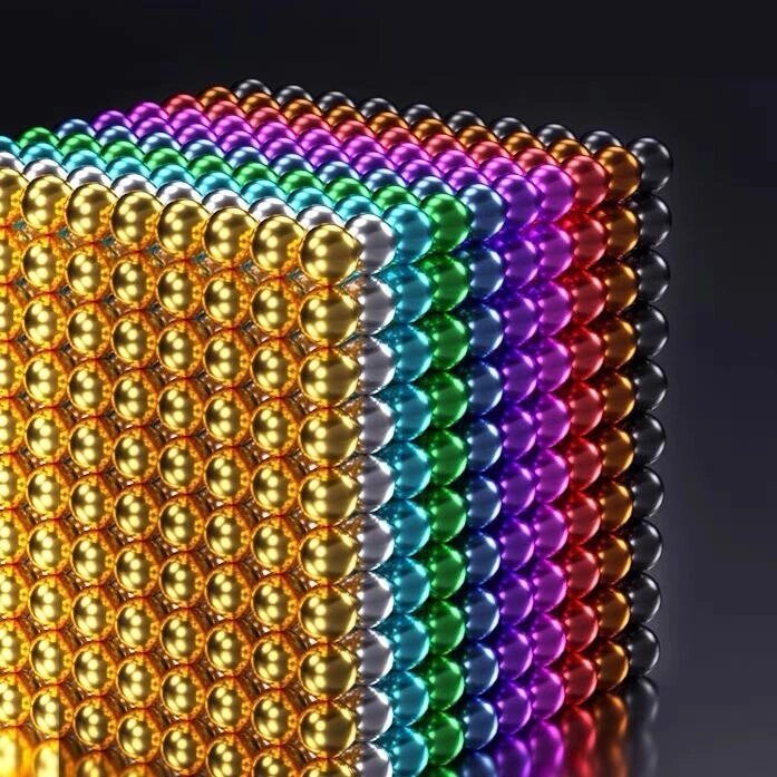 3 Мм 1000 прим. магнітні кульки Buckyballs в наявності чарівний магніт Neocube головоломки будівельні іграшки Release від компанії greencard - фото 1