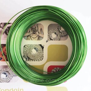 3 шт Дріт для плетіння, зелений, 1 мм, 10 м Код/Артикул 192 PR_002_1