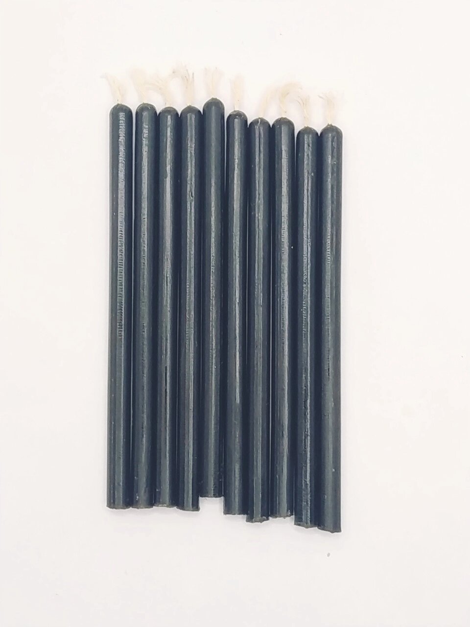 30 шт Чорні воскові свічки (10 см.) Код/Артикул 144 від компанії greencard - фото 1