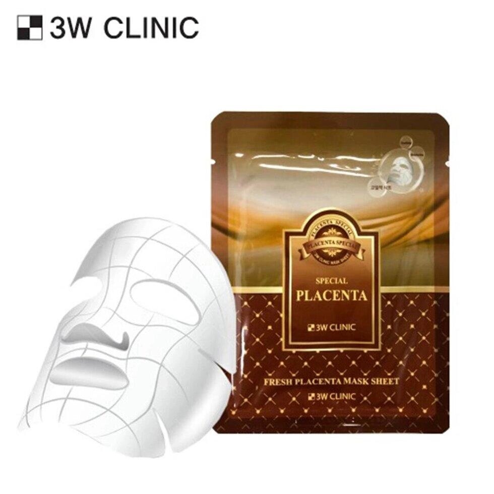 3w Clinic Листова маска Fresh Placenta (3 варіанти) під замовлення з кореї 30 днів доставка безкоштовна від компанії greencard - фото 1