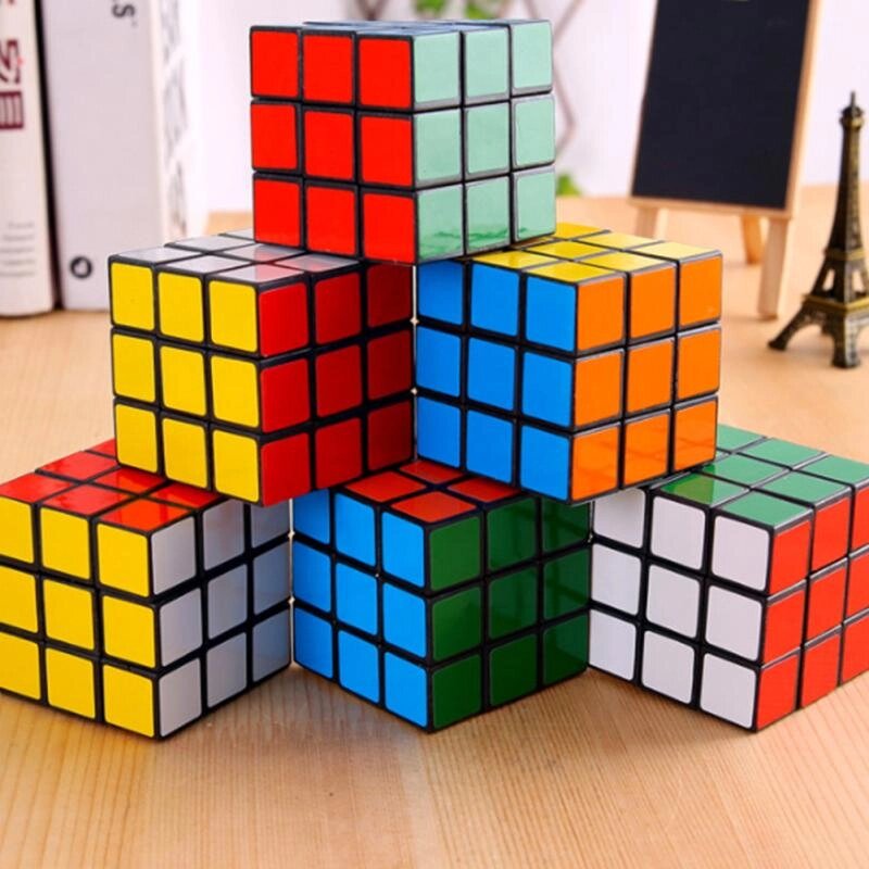 3X3 Magic Cube Puzzle Speed Cube Брелок Розвиваючі іграшки Diy Інтелектуальні іграшки Подарунки під замовлення за 30 від компанії greencard - фото 1