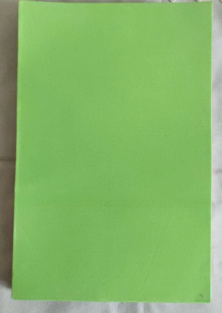 4 шт Фоаміран  зеленого кольору розмір а4 Код/Артикул 87 від компанії greencard - фото 1