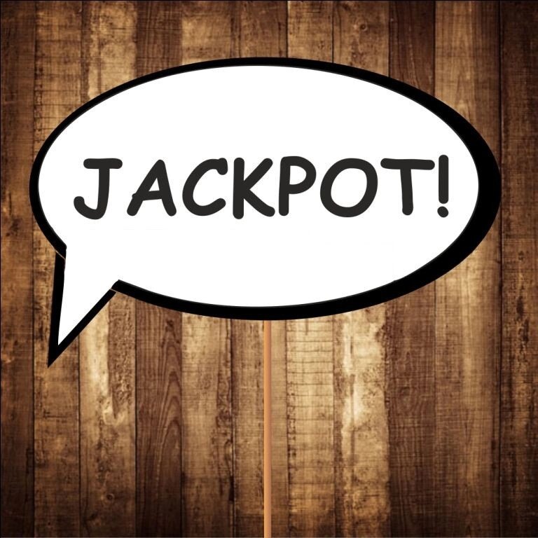 4 шт Табличка | Речевое облако "Jackpot" (30х20 см) Код/Артикул 84 F-143 від компанії greencard - фото 1