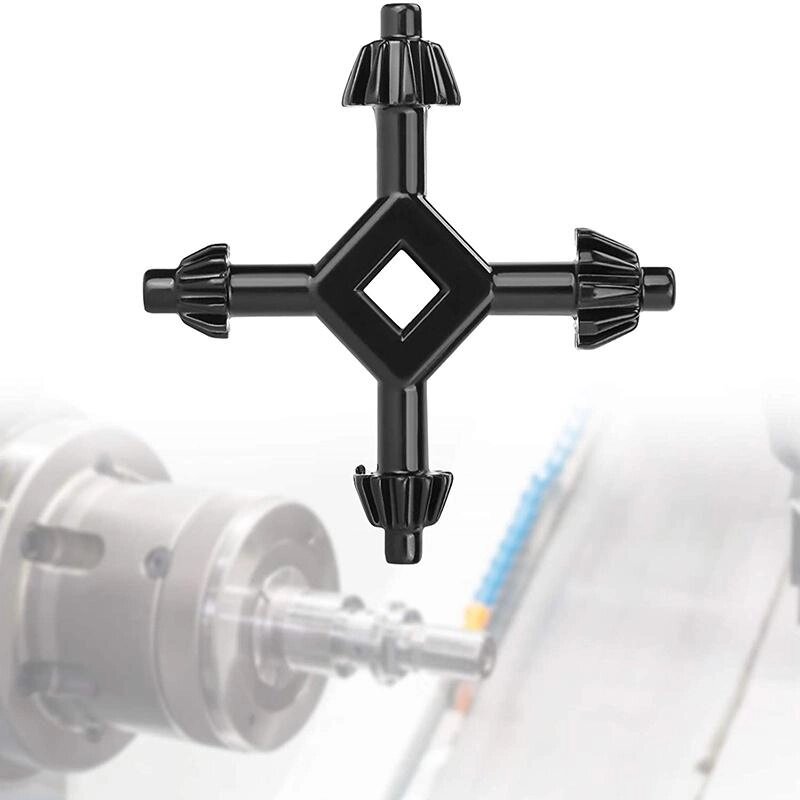 4-Сторонній ключ патрона, універсальний ключ патрона для свердл, ключ для патрона ручних свердл 4 в 1 для більшості від компанії greencard - фото 1