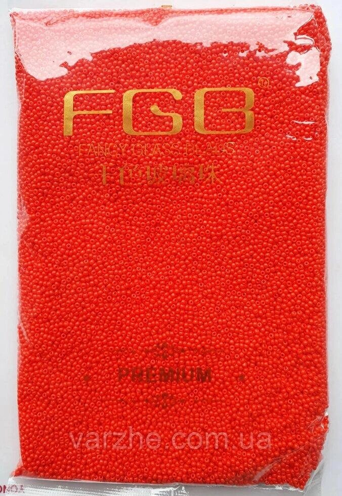 5 шт Бісер FGB червоний матовий, 20 г/упаковка Код/Артикул 192 FGB-01006_20 від компанії greencard - фото 1
