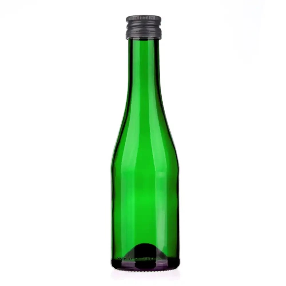 50 шт Пляшка скло 200 мл упаковка + Кришка алюмінієва або пластикова на вибір від компанії greencard - фото 1