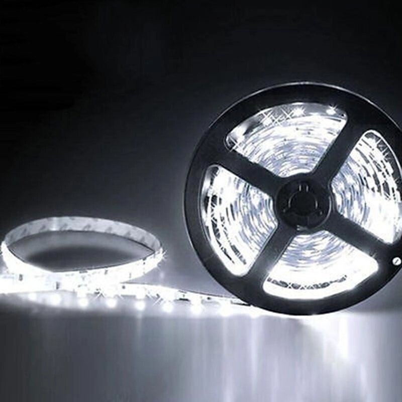 5M 2835 SMD 300LEDs Світлодіодна стрічка постійного струму 12 В, діодна стрічка, гнучкі світлові стрічки для кімнати, від компанії greencard - фото 1