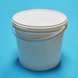 6 шт 5.5 л Відро біле (герметичні, з контрольною пломбою) упаковка