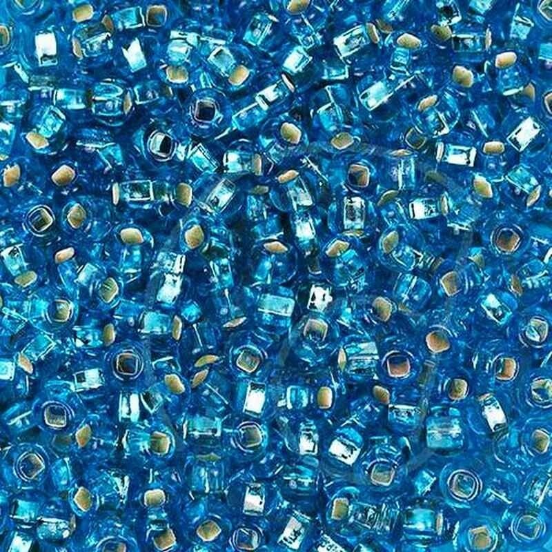 8 шт Бісер чехія Preciosa   67030 блакитний   в упаковці 10 грамів Код/Артикул 87 від компанії greencard - фото 1