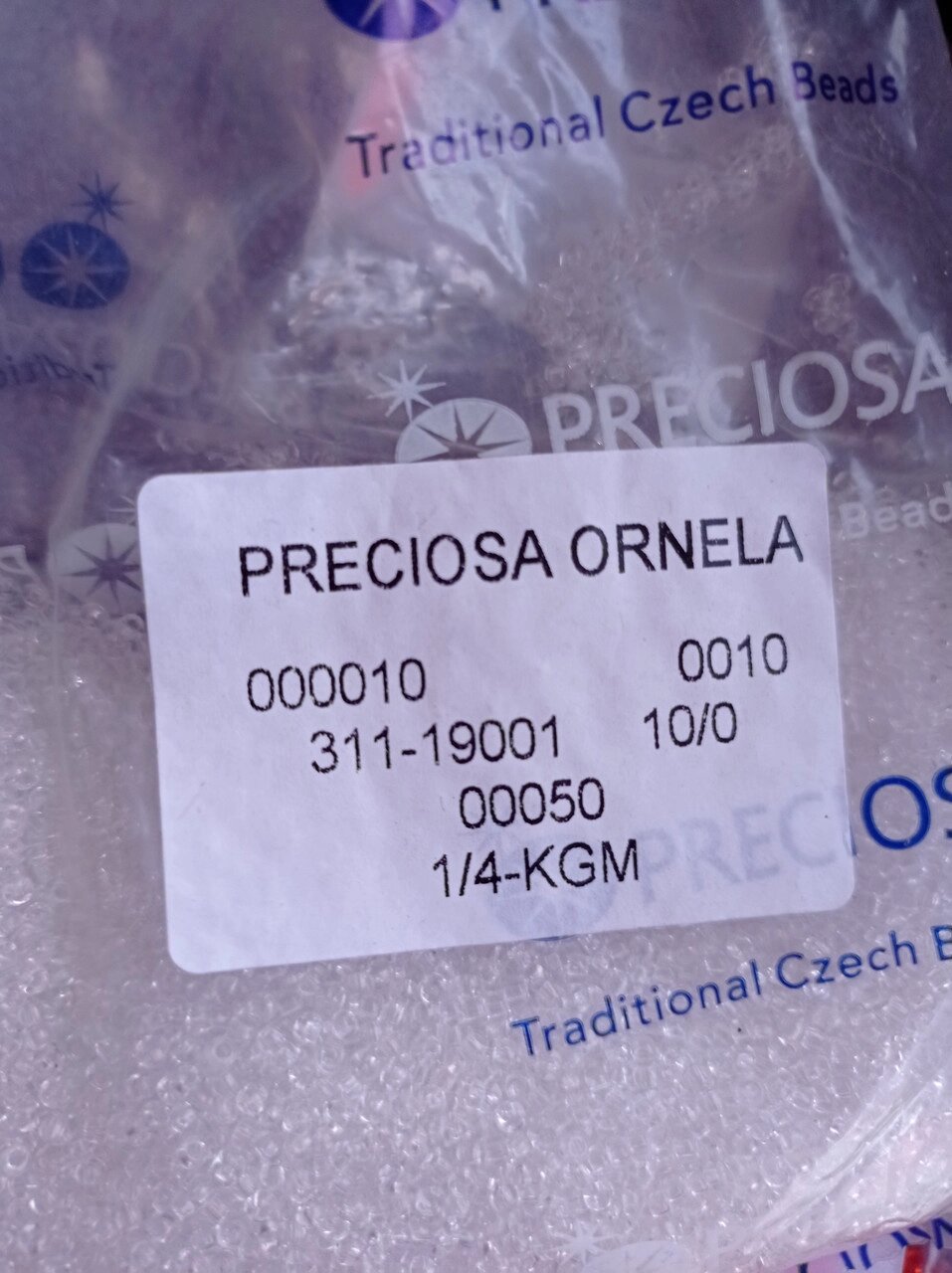 8 шт Бісер чехія, упаковка 10 грам 00050 прозорий Код/Артикул 87 від компанії greencard - фото 1