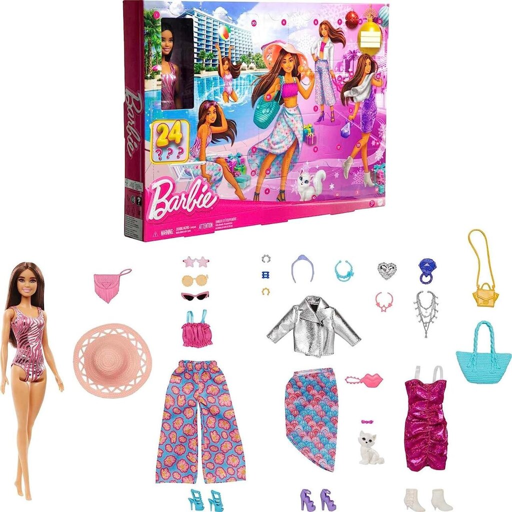 Адвент календар барбі Barbie Doll and Fashion Advent Calendar Код/Артикул 75 1155 Код/Артикул 75 1155 Код/Артикул 75 від компанії greencard - фото 1