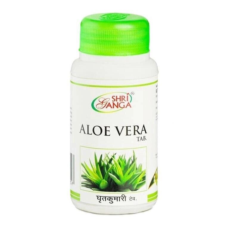 Алое Віра (60 таб, 500 мг), Aloe Vera,  Shri Ganga Pharmacy Під замовлення з Індії 45 днів. Безкоштовна доставка. від компанії greencard - фото 1